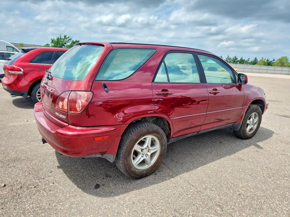 1999 Lexus Rx 300 VIN JT6GF10U9X0043811 COPART salvage auction — UNDERCARRIAGE, Mn - Cert Of Title-Prior Salvage, sold $575 on 2026-07-28 (photo 3)