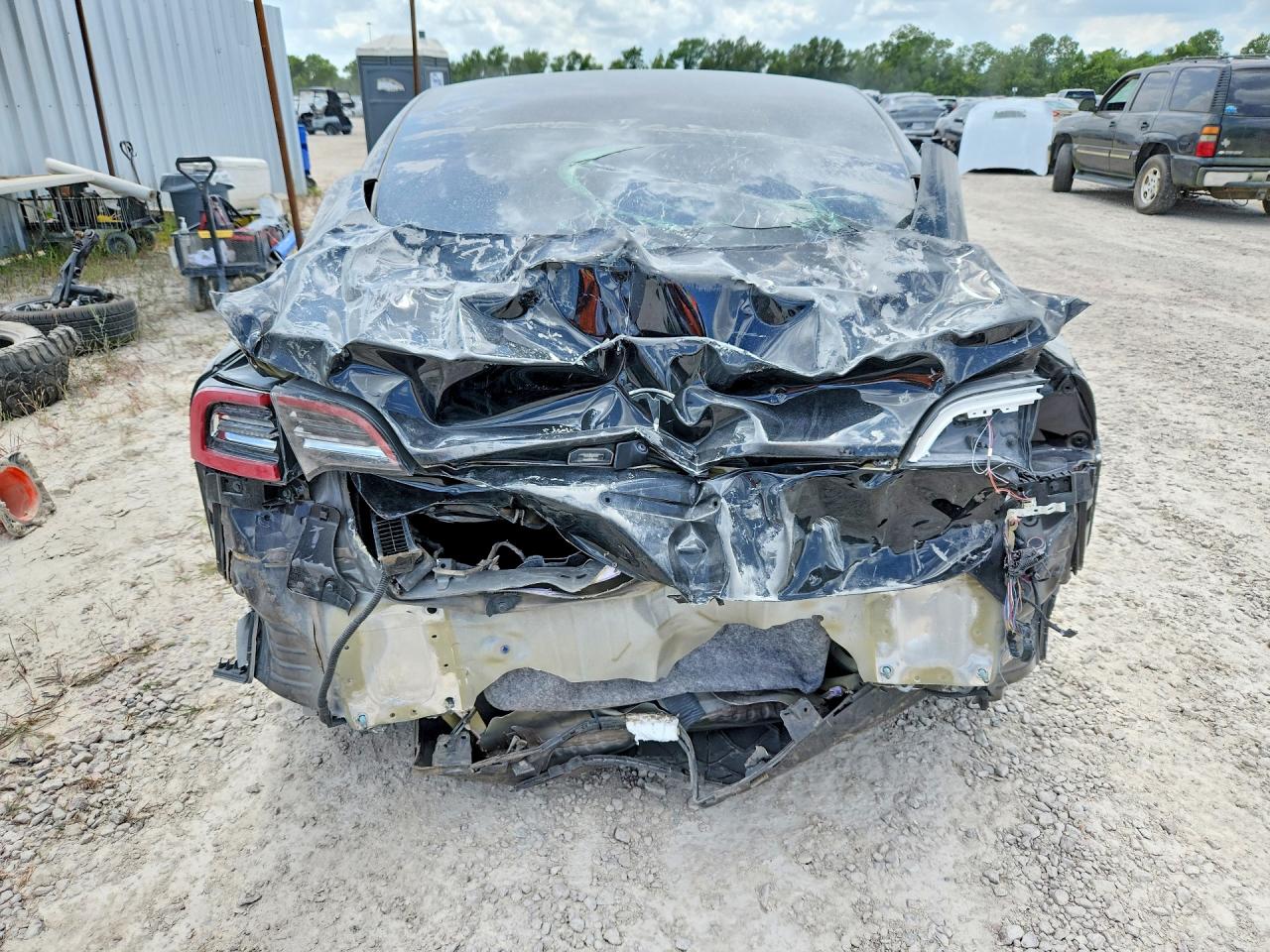 2023 Tesla Model 3 VIN 5YJ3E1EA4PF460120 COPART salvage auction — Rear End, AZ - CERT OF TITLE - SALVAGE, sold $8,400 on 2026-07-02 (photo 6)