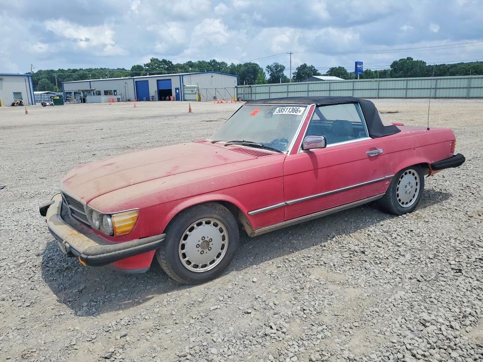 1987 Mercedes-benz 560 VIN WDBBA48D4HA069993 COPART salvage auction — MINOR DENT/SCRATCHES, Ar - Certificate Of Title, sold $1,800 on 2026-07-22 (photo 1)