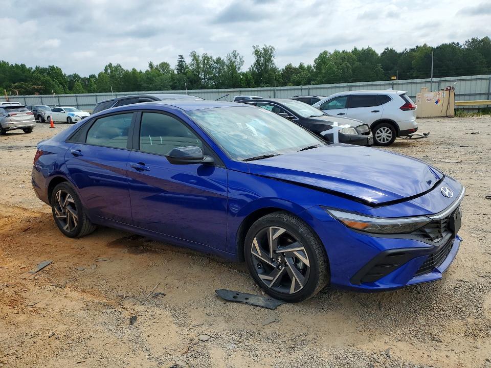 2025 Hyundai Elantra VIN KMHLM4DJ1SU145163 COPART salvage auction — FRONT END, Va - Cert Of Title - Salvage, sold $6,900 on 2026-07-17 (photo 4)