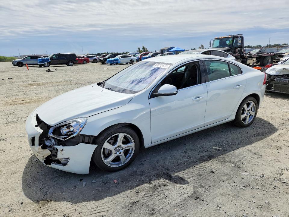 2013 Volvo S60 VIN YV1612FS5D2194167 COPART salvage auction — FRONT END, Ca - Salvage Certificate, sold $1,550 on 2026-07-07 (photo 1)