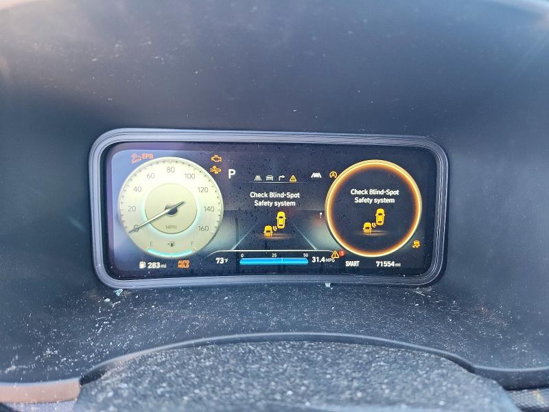 2022 Hyundai VIN KM8K5CA36NU790811 COPART salvage auction — FRONT END, Il - Salvage Certificate, sold $2,650 on 2026-07-28 (photo 9)