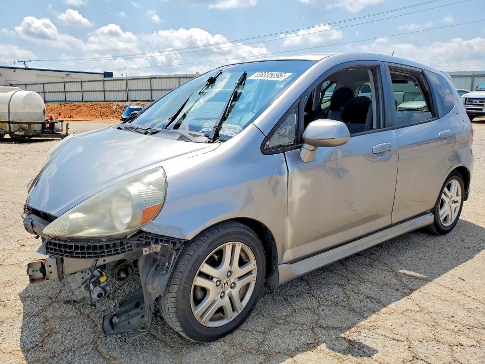 2008 Honda Fit VIN JHMGD376X8S034430 COPART salvage auction — FRONT END, Va - Cert Of Title - Salvage, sold $225 on 2026-07-31 (photo 1)