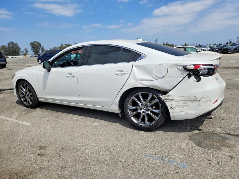 2017 Mazda 6 VIN JM1GL1W52H1142306 COPART salvage auction — REAR END, Ca - Salvage Certificate, sold $1,250 on 2026-07-28 (photo 2)