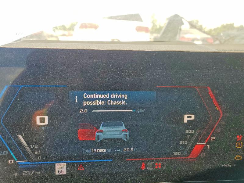 2024 BMW M2 VIN 3MF13DM02R8D94517 COPART salvage auction — FRONT END, Tx - Salvage Vehicle Title, sold $26,500 on 2026-07-10 (photo 9)
