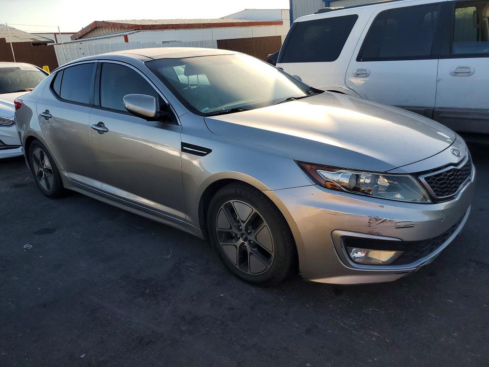 2011 Kia Optima hybrid VIN KNAGM4AD7B5000348 COPART salvage auction — FRONT END, Nv - Certificate Of Title, sold $525 on 2026-07-27 (photo 4)