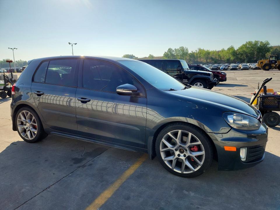 2013 Volkswagen Gti VIN WVWHV7AJ2DW140011 COPART salvage auction — HAIL, Co - Certificate Of Title, sold $4,000 on 2026-07-29 (photo 4)
