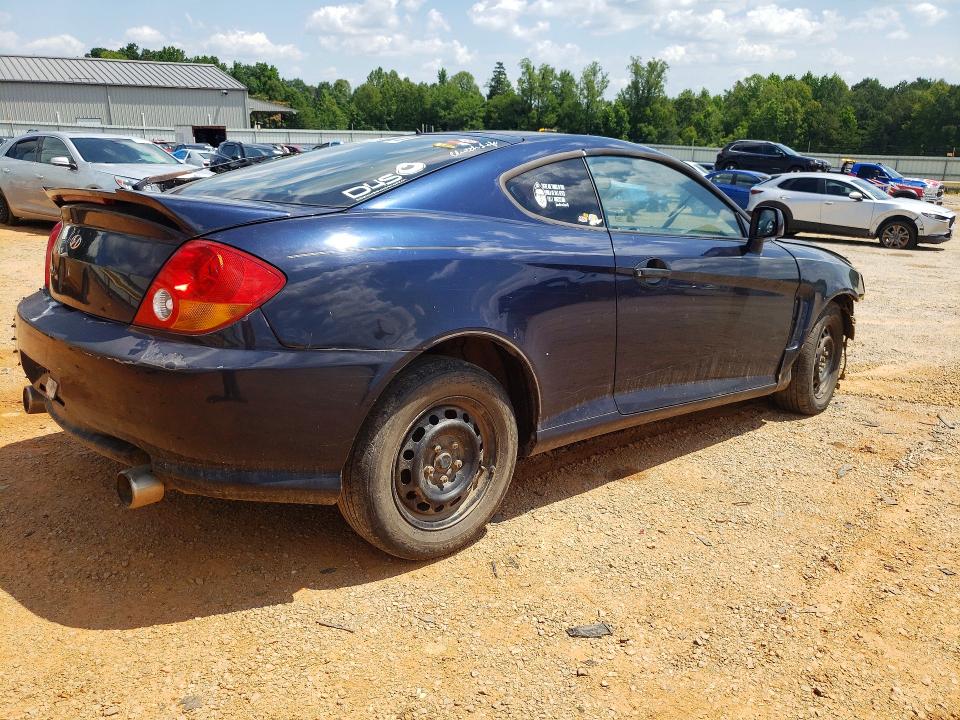 2004 Hyundai Tiburon VIN KMHHM65D94U122808 COPART salvage auction — FRONT END, Va - Certificate Of Title, sold $100 on 2026-07-17 (photo 3)