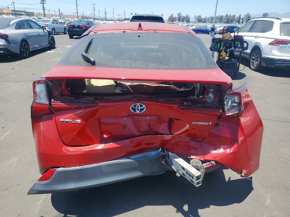 2021 Toyota Prius VIN JTDKAMFU4M3148924 COPART salvage auction — FRONT END, Ca - Salvage Certificate, sold $3,900 on 2026-07-27 (photo 6)
