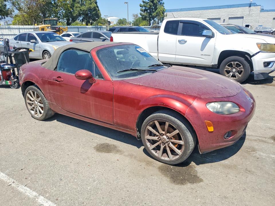 2007 Mazda Mx-5 VIN JM1NC25F870128776 COPART salvage auction — NORMAL WEAR, Ca - App For Dup Clean Or Ac, sold $575 on 2026-07-02 (photo 4)
