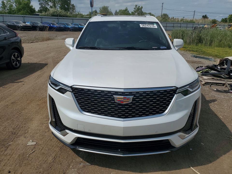 2025 Cadillac Xt6 VIN 1GYKPCRS8SZ122849 COPART salvage auction — HAIL, Oh - Cert Of Title-Salvage, sold $15,400 on 2026-07-13 (photo 5)