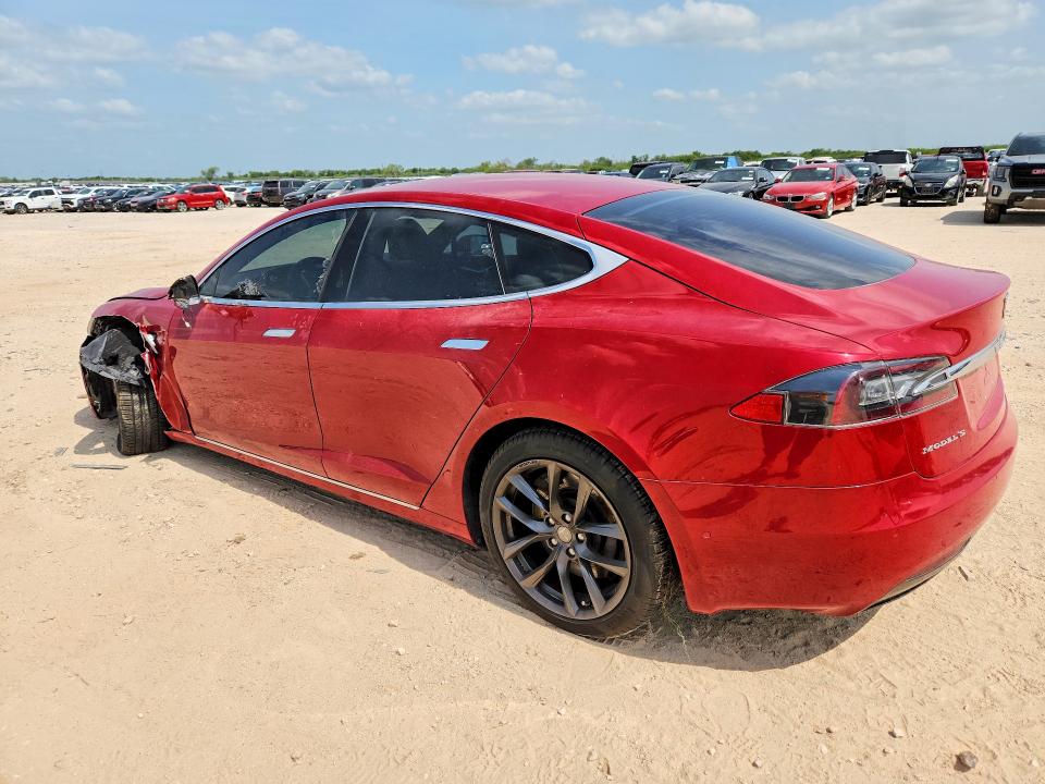 2016 Tesla VIN 5YJSA1E25GF155208 COPART salvage auction — FRONT END, Tx - Salvage Vehicle Title, sold $5,200 on 2026-07-02 (photo 2)