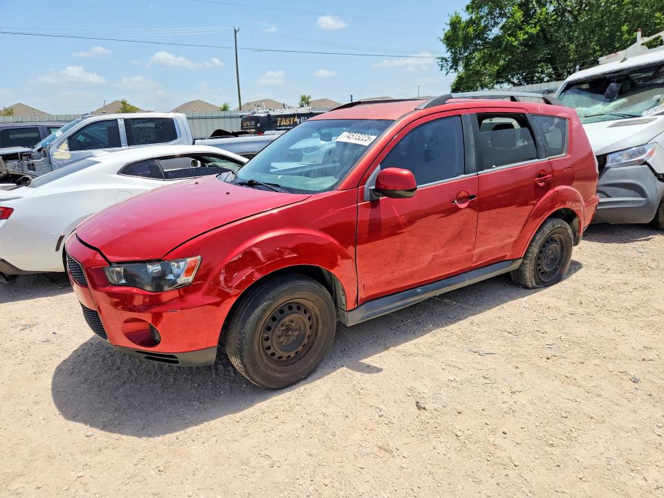 2012 Mitsubishi Outlander VIN JA4AS2AW8CU002048 COPART salvage auction — HAIL, Tx - Certificate Of Title (P), sold $525 on 2026-07-30 (photo 1)