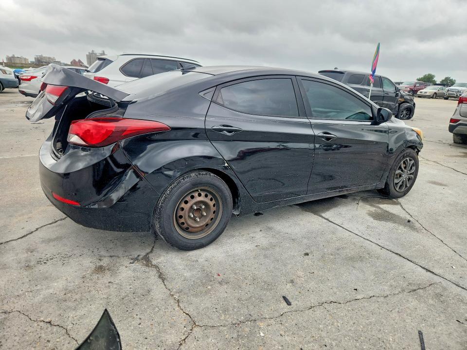 2016 Hyundai VIN KMHDH4AE6GU548045 COPART salvage auction — FRONT END, La - Certificate Of Title, sold $550 on 2026-07-22 (photo 3)