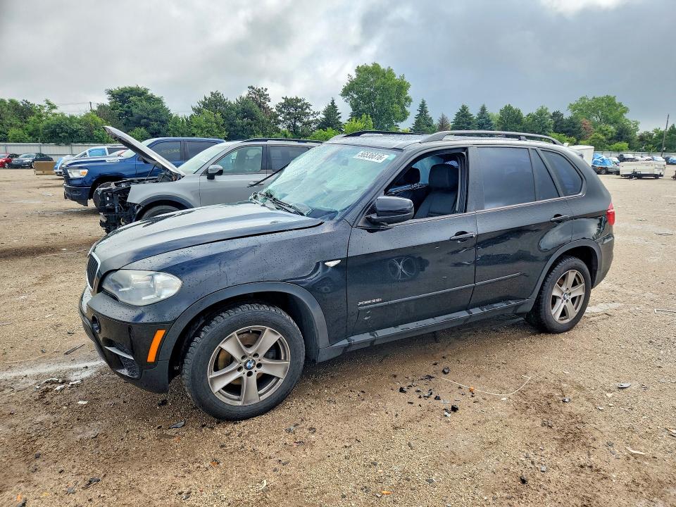 2012 BMW X5 VIN 5UXZV4C55CL743939 COPART salvage auction — SIDE, IL - SALVAGE CERTIFICATE, sold $450 on 2026-07-30 (photo 1)
