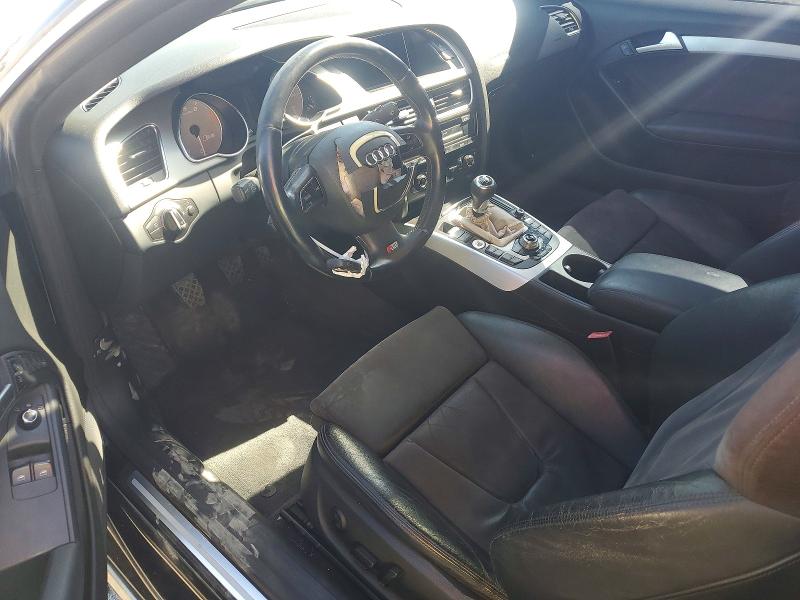 2012 Audi S5 VIN WAUGVAFRXCA017010 COPART salvage auction — FRONT END, Ca - Salvage Certificate, sold $1,350 on 2026-07-07 (photo 8)