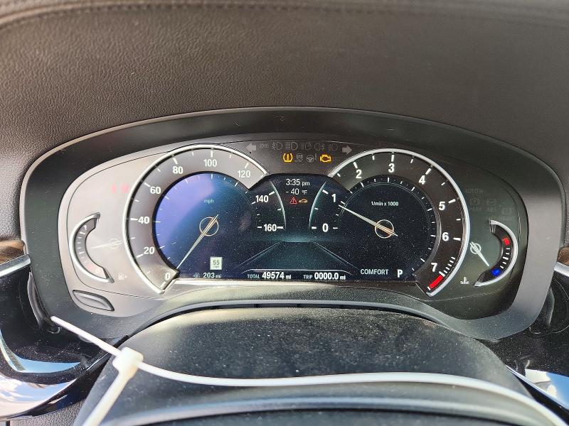 2018 BMW 5er VIN WBAJE5C58JWA95075 COPART salvage auction — FRONT END, Il - Salvage Certificate, sold $1,750 on 2026-07-28 (photo 9)