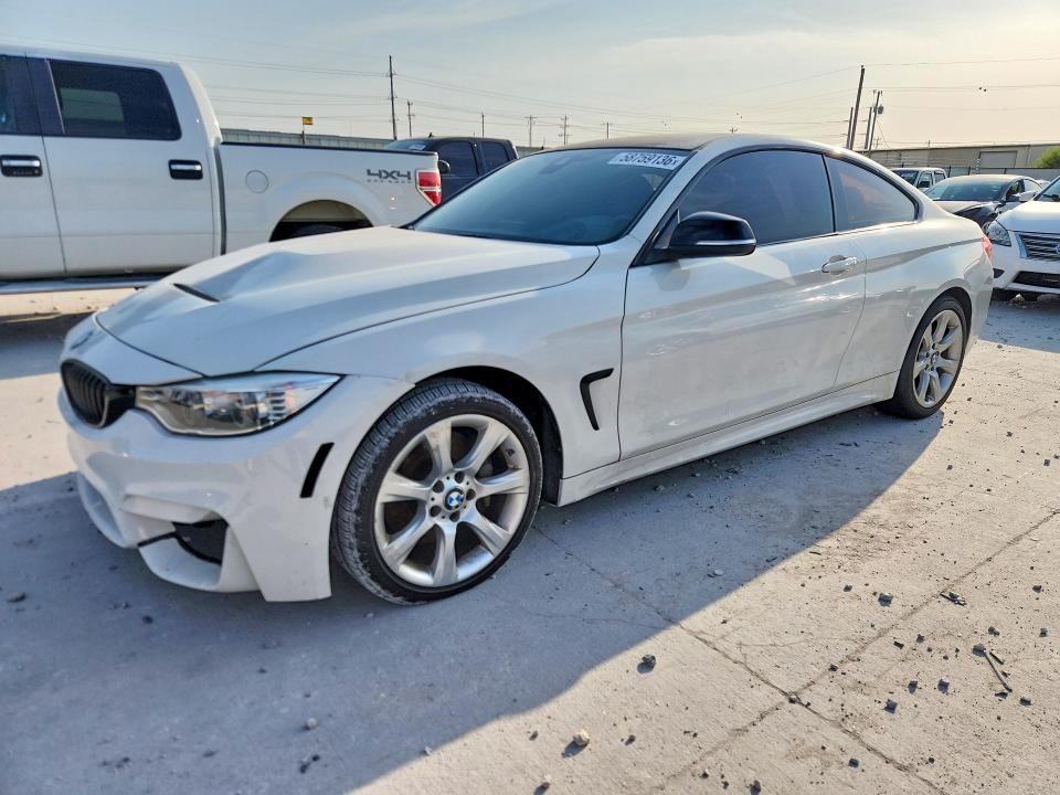 2016 BMW 4 series VIN WBA3R1C51GK529761 COPART salvage auction — FRONT END, TX - CERTIFICATE OF TITLE, sold $650 on 2026-07-28 (photo 1)