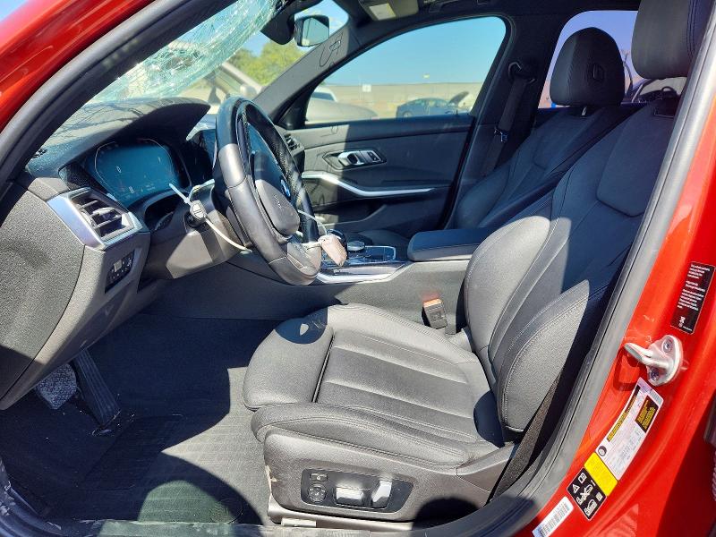 2021 BMW 3er VIN 3MW5R7J01M8B77667 COPART salvage auction — FRONT END, CA - SALVAGE CERTIFICATE, sold $10,000 on 2026-07-31 (photo 7)