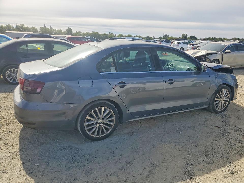 2016 Volkswagen Jetta VIN 3VWL17AJ3GM228427 COPART salvage auction — FRONT END, Ca - Salvage Certificate, sold $725 on 2026-07-09 (photo 3)