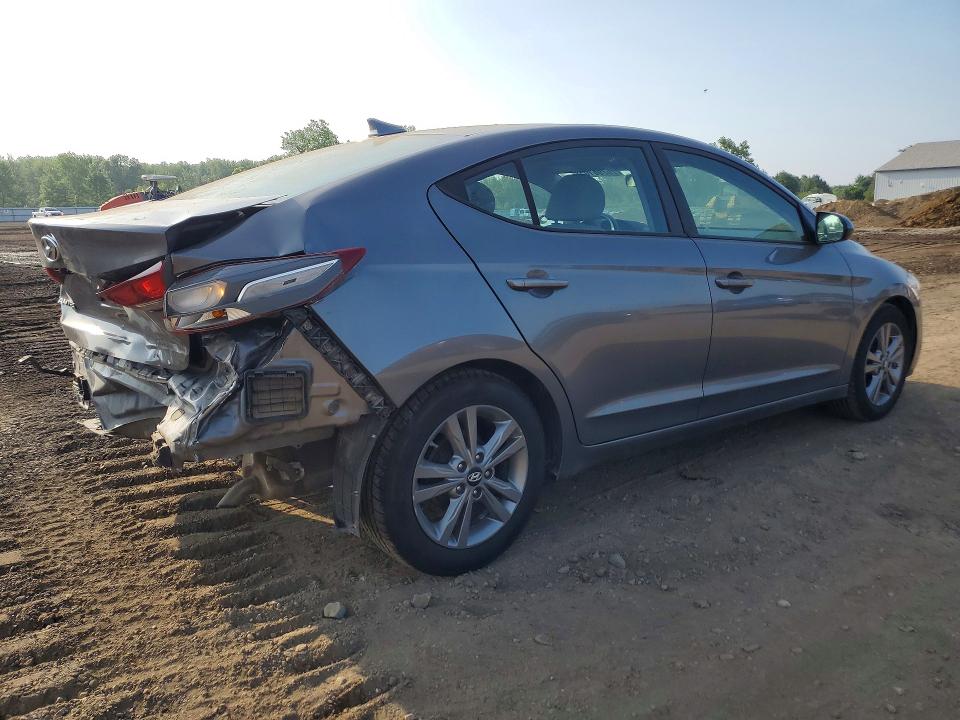 2017 Hyundai Elantra VIN KMHD84LFXHU169914 COPART salvage auction — REAR END, Oh - Cert Of Title-Salvage, sold $1,950 on 2026-07-09 (photo 3)