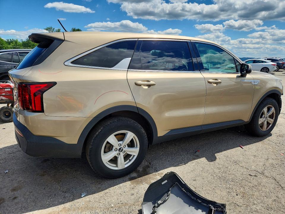 2021 Kia Sorento VIN 5XYRGDLC0MG026940 COPART salvage auction — FRONT END, Pa - Certificate Of Salvage, sold $5,300 on 2026-07-14 (photo 3)