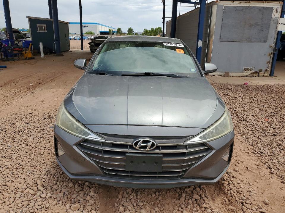 2019 Hyundai Elantra VIN KMHD84LF0KU768991 COPART salvage auction — REAR END, Salvage Title, sold $1,350 on 2026-07-23 (photo 5)