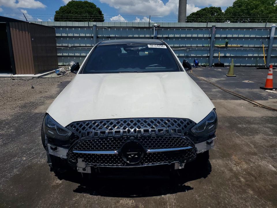 2023 Mercedes-benz C-klasse VIN W1KAF4GB2PR082990 COPART salvage auction — REAR END, Fl - Certificate Of Destruction, sold $7,900 on 2026-08-19 (photo 5)