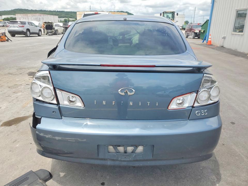 2006 Infiniti G35 VIN JNKCV51E36M513992 COPART salvage auction — SIDE, OK - CERT OF TITLE-SALVAGE, sold $175 on 2026-07-22 (photo 6)