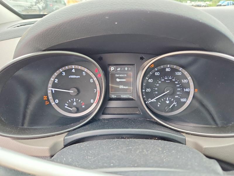 2018 Hyundai Santa fe VIN KM8SMDHF7JU271947 COPART salvage auction — FRONT END, Oh - Cert Of Title-Salvage, sold $1,850 on 2026-07-13 (photo 9)
