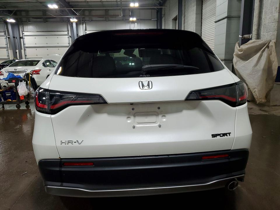 2024 Honda Hr-v VIN 3CZRZ2H57RM755742 COPART salvage auction — HAIL, Mn - Cert Of Title-Salvage, sold $14,700 on 2026-07-28 (photo 6)