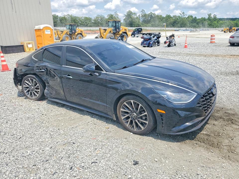 2022 Hyundai Sonata VIN KMHL34J24NA179507 COPART salvage auction — SIDE, Ga - Certificate Of Title (P), sold $7,300 on 2026-07-23 (photo 4)