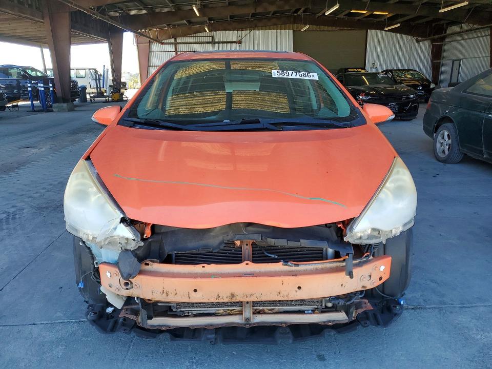 2012 Toyota VIN JTDKDTB35C1025447 COPART salvage auction — FRONT END, CA - SALVAGE CERTIFICATE, sold $3,050 on 2026-07-06 (photo 5)