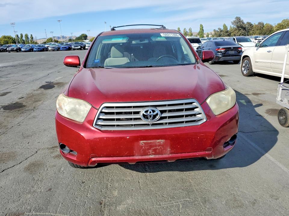 2008 Toyota Highlander VIN JTEES41A082041593 COPART salvage auction — VANDALISM, Ca - Salvage Certificate, sold $100 on 2026-07-24 (photo 5)