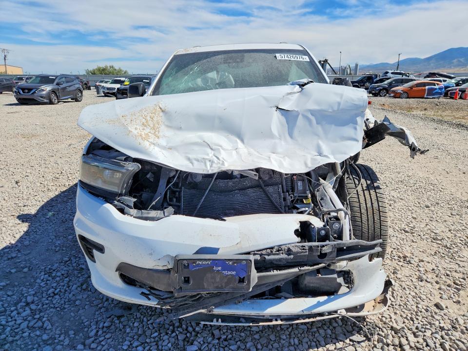 2023 Dodge Durango VIN 1C4RDJDG8PC605112 COPART salvage auction — FRONT END, UT - SALVAGE CERTIFICATE, sold $3,150 on 2026-09-17 (photo 5)