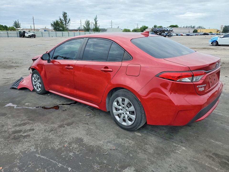 2021 Toyota Corolla VIN JTDEPMAEXMJ165444 COPART salvage auction — FRONT END, Fl - Certificate Of Destruction, sold $4,350 on 2026-07-13 (photo 2)