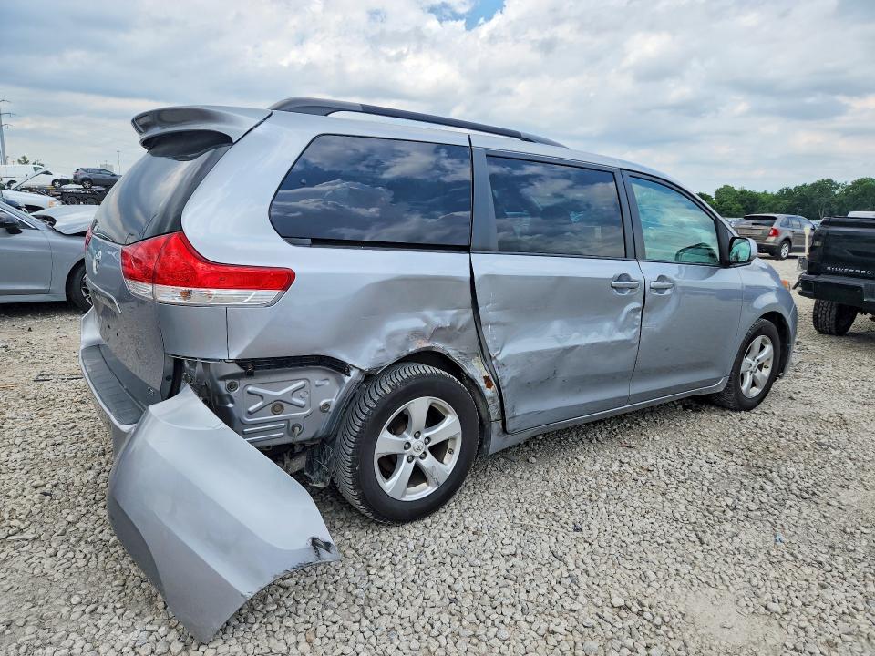 2012 Toyota Sienna VIN 5TDKK3DC0CS221642 COPART salvage auction — SIDE, Oh - Cert Of Title-Salvage, sold $1,100 on 2026-07-02 (photo 3)