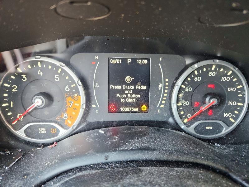 2016 Jeep Renegade VIN ZACCJBBT9GPC96623 COPART salvage auction — ROLLOVER, VA - CERT OF TITLE - SALVAGE, sold $100 on 2026-07-28 (photo 9)