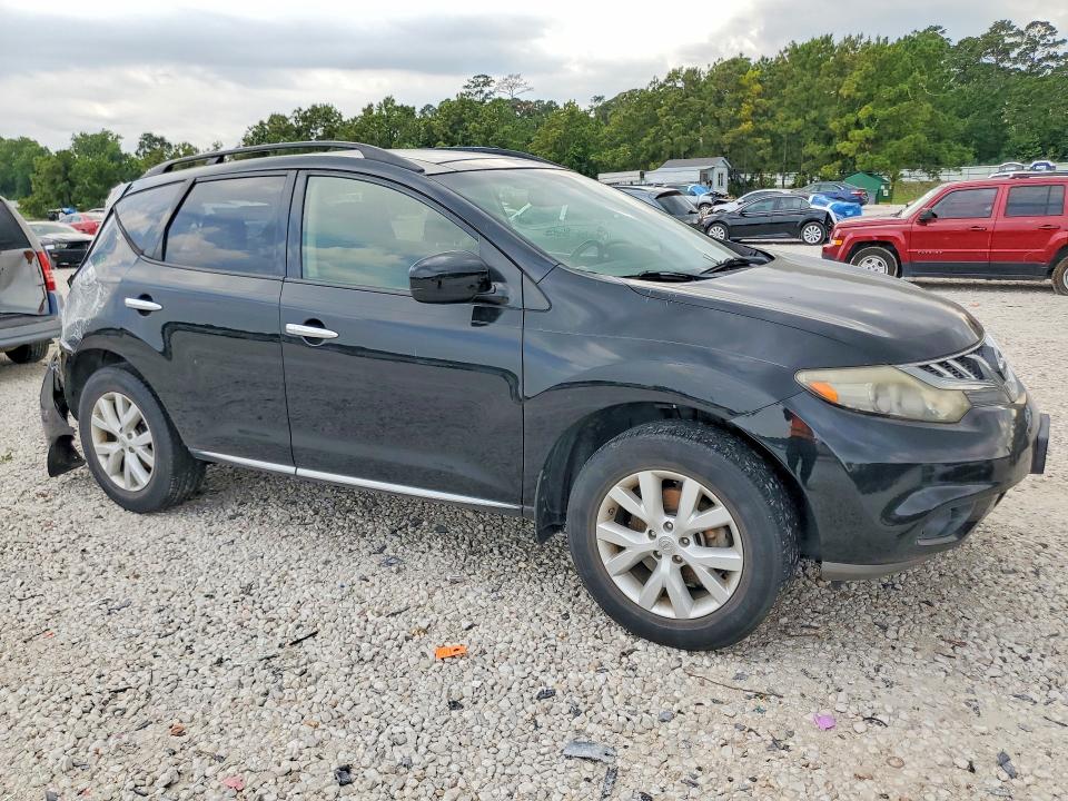 2013 Nissan Murano VIN JN8AZ1MU6DW205097 COPART salvage auction — REAR END, Tx - Salvage Vehicle Title, sold $850 on 2026-07-17 (photo 4)