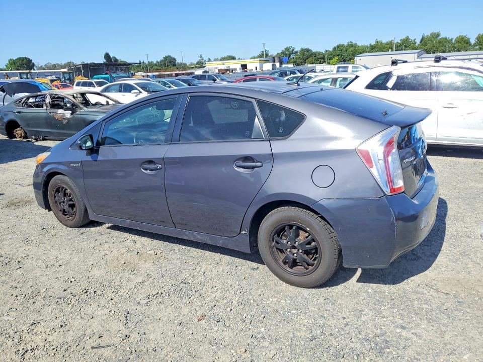 2013 Toyota Prius VIN JTDKN3DU2D5595421 COPART salvage auction — SIDE, Ca - Salvage Certificate, sold $2,650 on 2026-07-02 (photo 2)