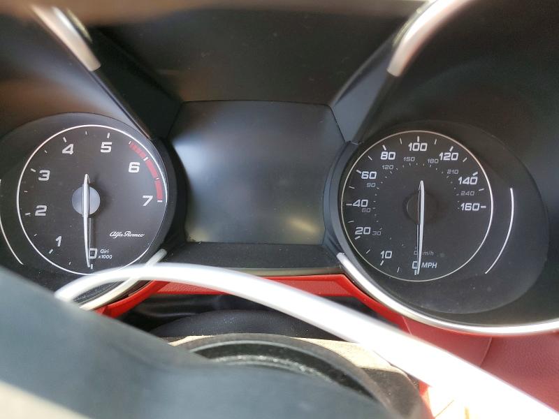 2020 Alfa romeo Giulia VIN ZARFAMAN3L7634302 COPART salvage auction — FRONT END, Nv - Salvage Title (P), sold $3,400 on 2026-07-27 (photo 9)