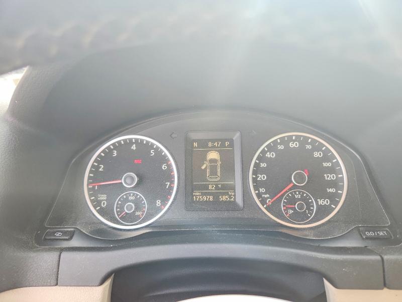 2012 Volkswagen Tiguan VIN WVGAV7AX3CW611230 COPART salvage auction — FRONT END, Ga - Cert Of Title-Salvage, sold $1,000 on 2026-07-08 (photo 9)