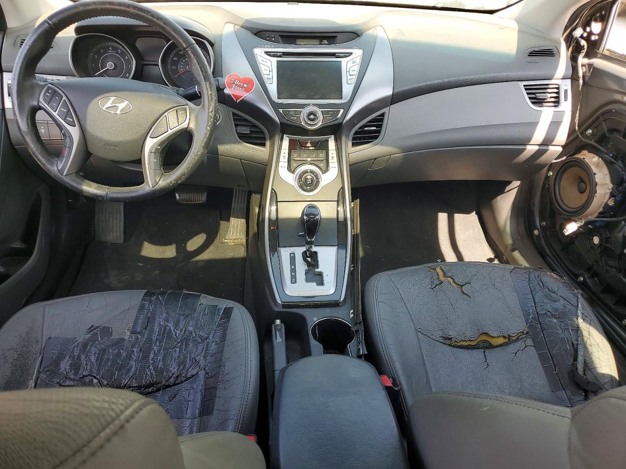 2012 Hyundai Elantra VIN 5NPDH4AE3CH135136 COPART salvage auction — Front End, MO - SALVAGE CERTIFICATE OF TITLE, sold $575 on 2026-07-09 (photo 8)