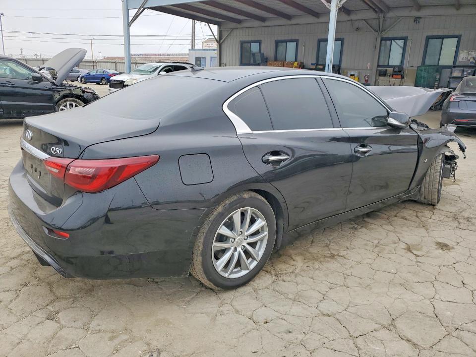 2014 Infiniti Q50 VIN JN1BV7AP0EM673467 COPART salvage auction — FRONT END, Ca - Salvage Certificate, sold $725 on 2026-07-20 (photo 3)