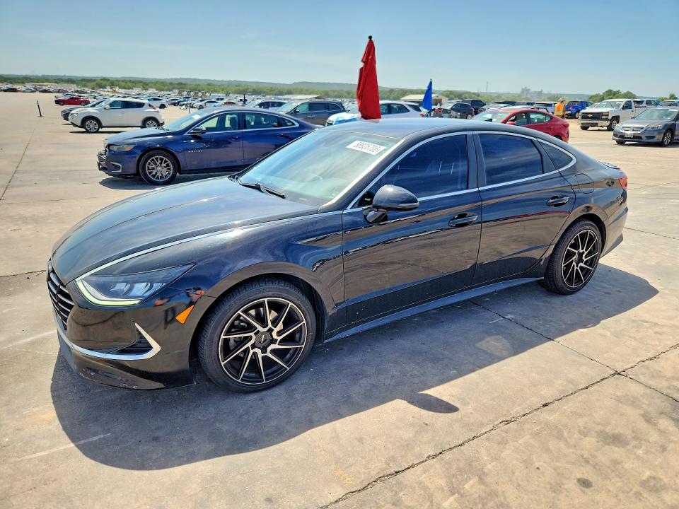 2020 Hyundai Sonata VIN 5NPEG4JA2LH054441 COPART salvage auction — SIDE, Tx - Salvage Vehicle Title, sold $2,500 on 2026-07-13 (photo 1)