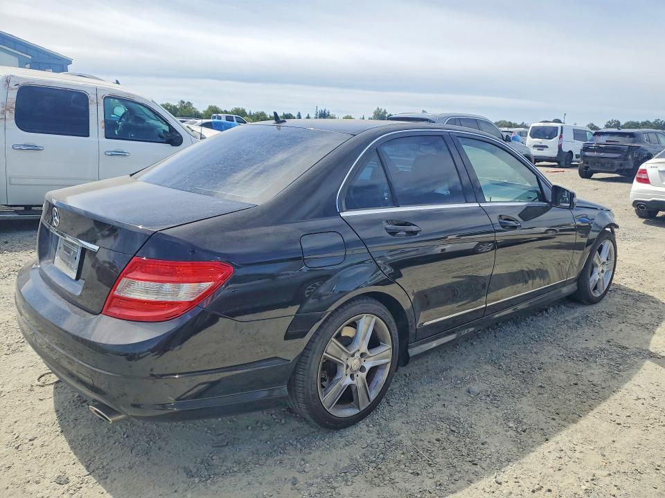 2010 Mercedes-benz C class VIN WDDGF5EB0AR125992 COPART salvage auction — FRONT END, CA - SALVAGE CERTIFICATE, sold $250 on 2026-07-21 (photo 3)