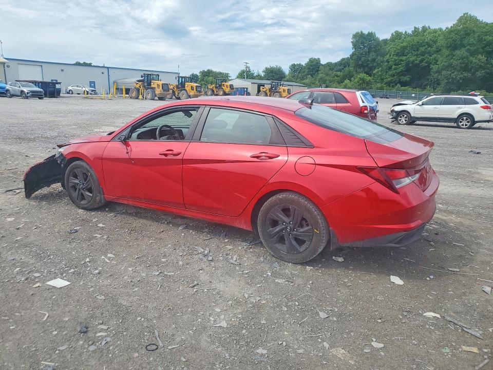 2021 Hyundai Elantra VIN 5NPLS4AG7MH052017 COPART salvage auction — FRONT END, Salvage Title, sold $425 on 2026-07-23 (photo 2)