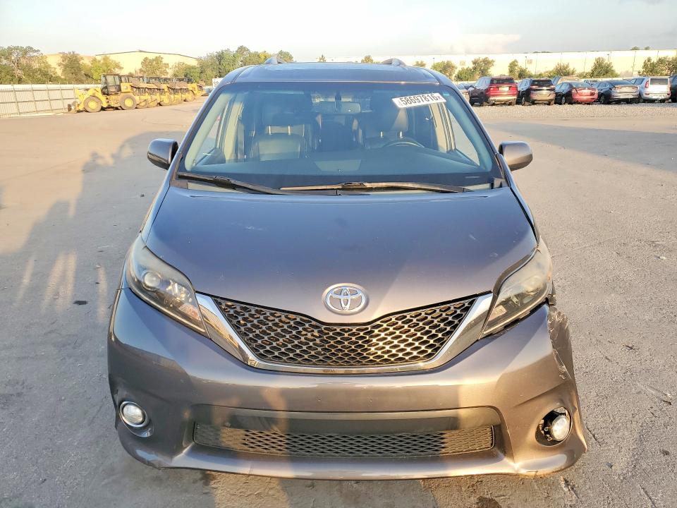 2015 Toyota Sienna VIN 5TDXK3DC4FS552783 COPART salvage auction — REAR END, Fl - Cert Of Title Slvg Rebuildable, sold $2,800 on 2026-07-14 (photo 5)