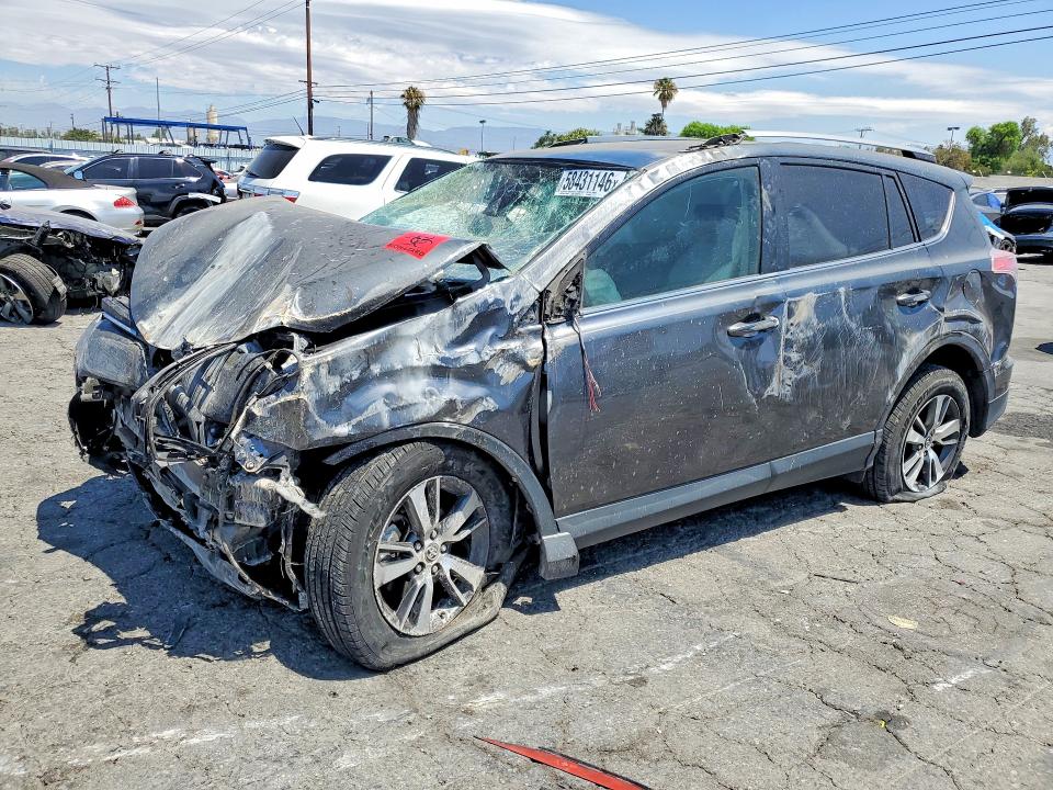 2017 Toyota Rav 4 VIN JTMWFREV5HD096522 COPART salvage auction — ROLLOVER, Ca - Salvage Certificate, sold $1,100 on 2026-07-16 (photo 1)