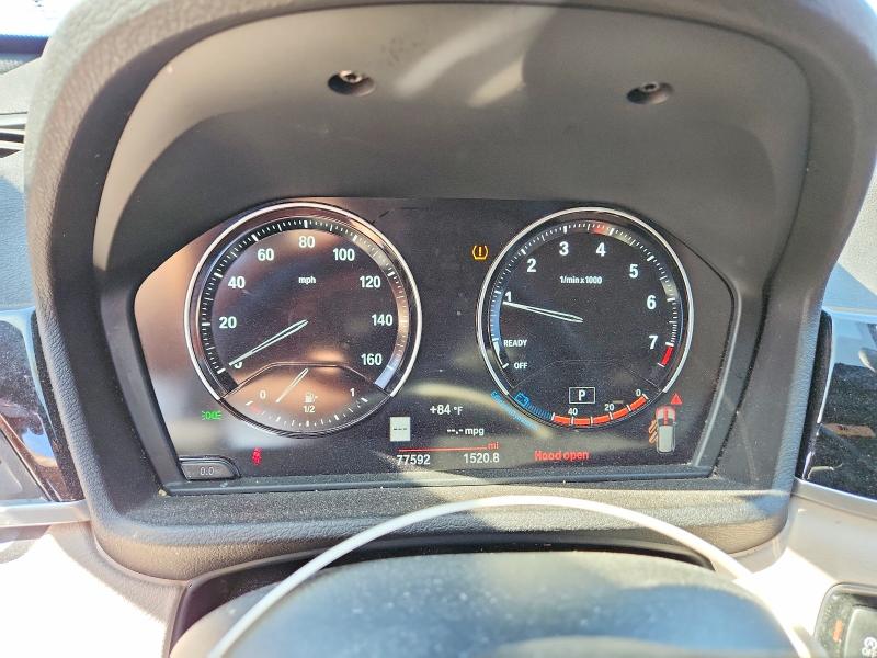 2019 BMW X1 VIN WBXHU7C5XK3H44638 COPART salvage auction — FRONT END, Il - Salvage Certificate, sold $3,500 on 2026-07-31 (photo 9)